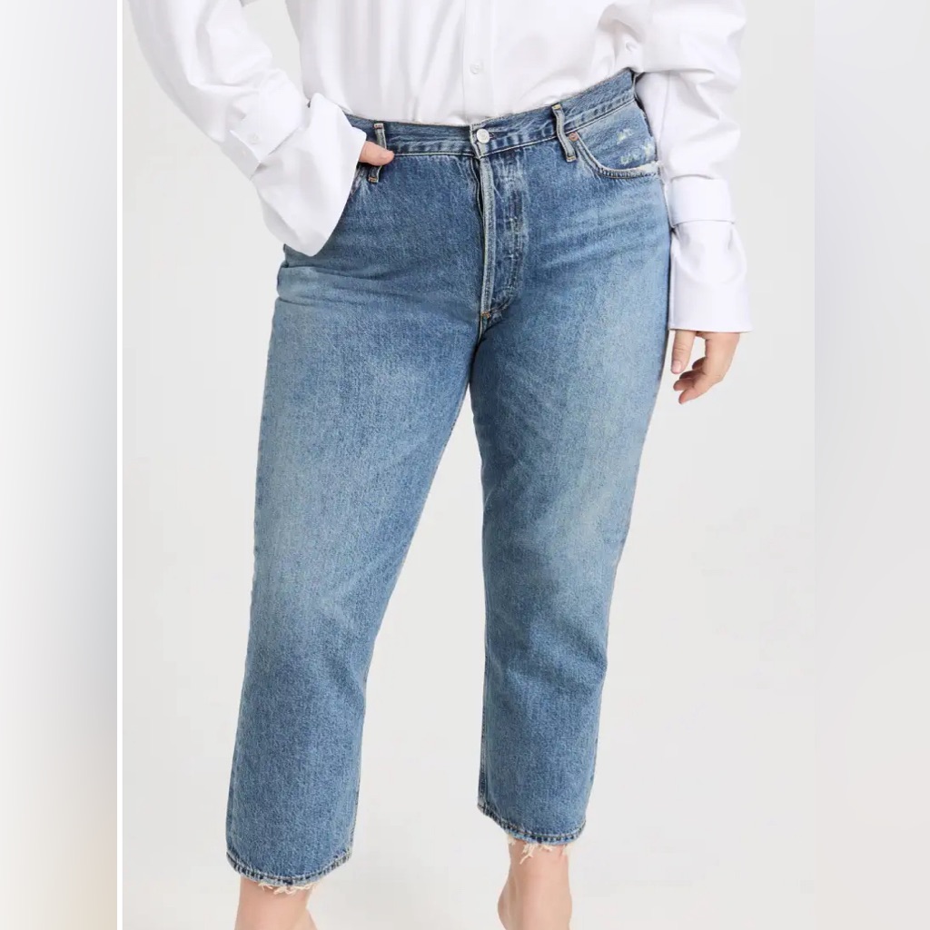 Agolde Riley Cropped Straight Like New Size